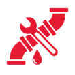 Trenchless Sewer Repair Icon - Blanco